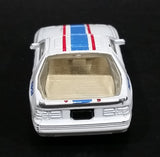 1988 Maisto Mazda RX-7 Turbo #33 White w/ Blue & Red Stripes Die Cast Toy Car Vehicle - Treasure Valley Antiques & Collectibles