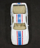 1988 Maisto Mazda RX-7 Turbo #33 White w/ Blue & Red Stripes Die Cast Toy Car Vehicle - Treasure Valley Antiques & Collectibles