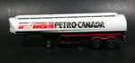 Vintage Majorette Petro Canada Gas Oil Fuel Tanker Semi Tractor Trailer White Die Cast Toy Vehicle - Treasure Valley Antiques & Collectibles