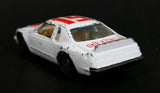 1980s Yatming Ford Thunderbird White 19 Red Flames No. 1033 Die Cast Toy Car Vehicle - Made in Thailand - Treasure Valley Antiques & Collectibles