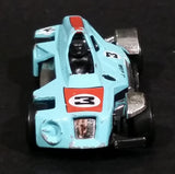 2006 Hot Wheels First Editions Med-Evil Light Blue Die Cast Toy Race Car Vehicle - Treasure Valley Antiques & Collectibles