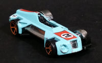 2006 Hot Wheels First Editions Med-Evil Light Blue Die Cast Toy Race Car Vehicle - Treasure Valley Antiques & Collectibles