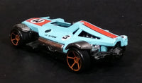 2006 Hot Wheels First Editions Med-Evil Light Blue Die Cast Toy Race Car Vehicle - Treasure Valley Antiques & Collectibles