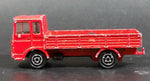 1980s Majorette Saviem Toy Truck Red Die Cast Toy Car Vehicle 1/100 Scale