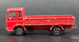 1980s Majorette Saviem Toy Truck Red Die Cast Toy Car Vehicle 1/100 Scale