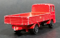 1980s Majorette Saviem Toy Truck Red Die Cast Toy Car Vehicle 1/100 Scale