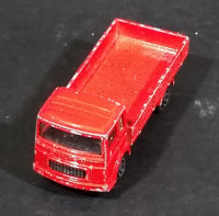 1980s Majorette Saviem Toy Truck Red Die Cast Toy Car Vehicle 1/100 Scale