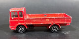 1980s Majorette Saviem Toy Truck Red Die Cast Toy Car Vehicle 1/100 Scale - Treasure Valley Antiques & Collectibles