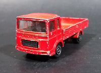 1980s Majorette Saviem Toy Truck Red Die Cast Toy Car Vehicle 1/100 Scale - Treasure Valley Antiques & Collectibles