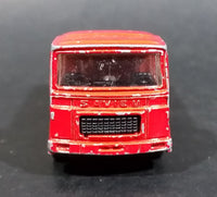 1980s Majorette Saviem Toy Truck Red Die Cast Toy Car Vehicle 1/100 Scale - Treasure Valley Antiques & Collectibles