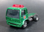 2000 Matchbox Isuzu Flatbed Towing Truck Green Die Cast Toy Car Vehicle - Rare Color - Flatbed Missing - Treasure Valley Antiques & Collectibles