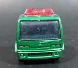 2000 Matchbox Isuzu Flatbed Towing Truck Green Die Cast Toy Car Vehicle - Rare Color - Flatbed Missing - Treasure Valley Antiques & Collectibles