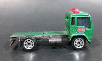 2000 Matchbox Isuzu Flatbed Towing Truck Green Die Cast Toy Car Vehicle - Rare Color - Flatbed Missing - Treasure Valley Antiques & Collectibles