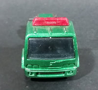 2000 Matchbox Isuzu Flatbed Towing Truck Green Die Cast Toy Car Vehicle - Rare Color - Flatbed Missing - Treasure Valley Antiques & Collectibles