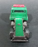 2000 Matchbox Isuzu Flatbed Towing Truck Green Die Cast Toy Car Vehicle - Rare Color - Flatbed Missing - Treasure Valley Antiques & Collectibles