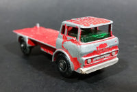 1967-1972 Lesney Matchbox No. 44 GMC Refrigerator Truck Red (Missing back) - Treasure Valley Antiques & Collectibles