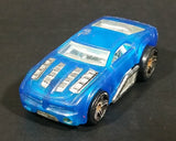 2005 Hot Wheels FE's X-Raycers Horseplay Transparent Blue Die Cast Toy Race Car Vehicle - Treasure Valley Antiques & Collectibles