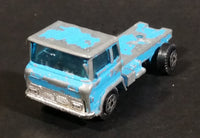 Vintage Yatming Light Blue Truck Cab Die Cast Toy Car Vehicle - Made in Hong Kong - Treasure Valley Antiques & Collectibles