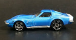 2009 Hot Wheels Dream Garage '69 Corvette Stingray Blue Die Cast Toy Muscle Car Vehicle