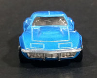 2009 Hot Wheels Dream Garage '69 Corvette Stingray Blue Die Cast Toy Muscle Car Vehicle