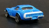 2009 Hot Wheels Dream Garage '69 Corvette Stingray Blue Die Cast Toy Muscle Car Vehicle