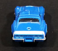 2009 Hot Wheels Dream Garage '69 Corvette Stingray Blue Die Cast Toy Muscle Car Vehicle