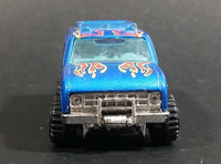 2009 Hot Wheels 1977 Baja Breaker Ford Econoline Van Metalflake Satin Blue No. 121 Die Cast Toy Car Vehicle