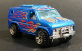 2009 Hot Wheels 1977 Baja Breaker Ford Econoline Van Metalflake Satin Blue No. 121 Die Cast Toy Car Vehicle