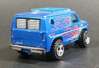 2009 Hot Wheels 1977 Baja Breaker Ford Econoline Van Metalflake Satin Blue No. 121 Die Cast Toy Car Vehicle