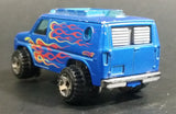 2009 Hot Wheels 1977 Baja Breaker Ford Econoline Van Metalflake Satin Blue No. 121 Die Cast Toy Car Vehicle