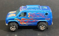 2009 Hot Wheels 1977 Baja Breaker Ford Econoline Van Metalflake Satin Blue No. 121 Die Cast Toy Car Vehicle