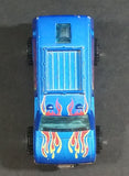 2009 Hot Wheels 1977 Baja Breaker Ford Econoline Van Metalflake Satin Blue No. 121 Die Cast Toy Car Vehicle