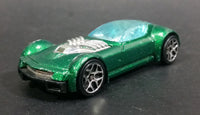 2002 Hot Wheels First Editions Ballistik Green No. 53 41/42 Die Cast Toy Car Vehicle - Treasure Valley Antiques & Collectibles