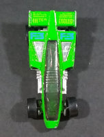 1992 Hot Wheels Shadow Jet F-3 Inter Cooled Green Die Cast Toy Race Car Vehicle - Treasure Valley Antiques & Collectibles