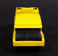 1989 Hot Wheels '69 Road Roller Yellow Die Cast Toy Construction Equpment Machinery Vehicle - Treasure Valley Antiques & Collectibles