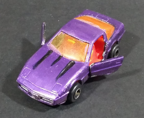 Vintage Majorette Chevrolet Corvette No. 215 & 268 Custom Purple with Opening Doors 1/57 Scale Made in France - Treasure Valley Antiques & Collectibles