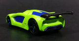 2009 Hot Wheels Impavido 1 Bright Green 3/7 Die Cast Toy Car Vehicle McDonald's Happy Meal