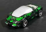 1998 Hot Wheels Tech Tone Series Buick Wildcat Black w/ Metallic Green Die Cast Toy Car Vehicle - Treasure Valley Antiques & Collectibles