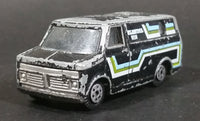 Vintage Yatming Delightful Van Black w/ Graphics Die Cast Toy Car Vehicle No. 899 - Treasure Valley Antiques & Collectibles