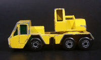 1976 Matchbox Superfast Lesney Products Yellow Crane Truck No. 49 - Made in England - Treasure Valley Antiques & Collectibles