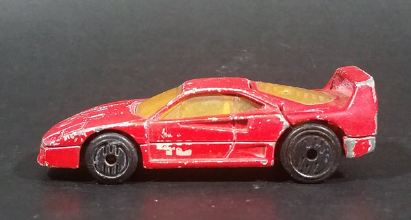 1989 Hot Wheels Ferrari F40 Red Die Cast Toy Dream Luxury Super Car Vehicle Opening Rear Mount Engine - Treasure Valley Antiques & Collectibles