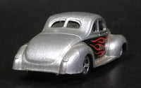 2004 Hot Wheels Pride Rides '40 Ford Coupe 8 Ball Silver Grey Die Cast Toy Hot Rod Car Vehicle - Treasure Valley Antiques & Collectibles