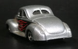 2004 Hot Wheels Pride Rides '40 Ford Coupe 8 Ball Silver Grey Die Cast Toy Hot Rod Car Vehicle - Treasure Valley Antiques & Collectibles