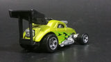 2009 Hot Wheels Modified Rides Fiat 500c Satin Green Turbo Flame Die Cast Toy Race Car Vehicle