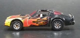 2006 Hot Wheels Hot Bird 1977 Pontiac Firebird Trans Am Black w/ Flames Die Cast Toy Car Vehicle - Treasure Valley Antiques & Collectibles