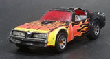 2006 Hot Wheels Hot Bird 1977 Pontiac Firebird Trans Am Black w/ Flames Die Cast Toy Car Vehicle - Treasure Valley Antiques & Collectibles