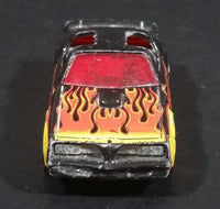 2006 Hot Wheels Hot Bird 1977 Pontiac Firebird Trans Am Black w/ Flames Die Cast Toy Car Vehicle - Treasure Valley Antiques & Collectibles