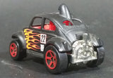 2002 Hot Wheels Baja Bug Volkswagen VW Beetle Matte Black w/ Flames Die Cast Toy Car Vehicle - Treasure Valley Antiques & Collectibles