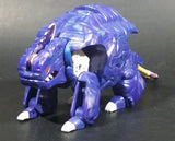 Vintage 1983 Bandai Tonka GoBots Rock Lords Rockasaurs Spikestone Purple Transformer Action Figure Boulder Toy - Treasure Valley Antiques & Collectibles