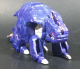 Vintage 1983 Bandai Tonka GoBots Rock Lords Rockasaurs Spikestone Purple Transformer Action Figure Boulder Toy - Treasure Valley Antiques & Collectibles